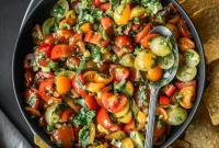 Fresh Cherry Tomato Pico de Gallo Salsa Recipe