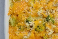 Keto Cheesy Chicken & Broccoli Casserole with Cauliflower Rice