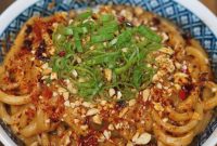 Spicy Peanut Noodles with Crunchy Veggies and Sesame Oil
