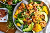 Mango Shrimp Salad Recipe with Zesty Lime Dressing