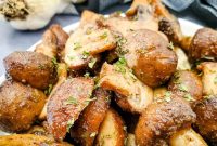 Air Fryer Garlic Mushrooms — Low‑Carb Side Dish