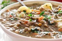Hearty Chicken, Pumpkin & Lentil Stew Recipe