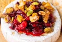 Baked Brie with Honey and Pecans: Warm Party Appetizer
