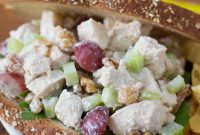 Greek Yogurt Chicken Salad with Crunchy Veggies and Herbs