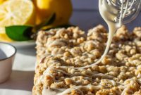 Lemon Poppy Seed Coffee Cake Recipe with Zesty Glaze