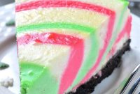 Festive Christmas Cheesecake Recipe with Cranberry Topping