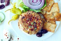 Greek Chickpea & Feta Veggie Burgers: Flavorful Mediterranean Patties
