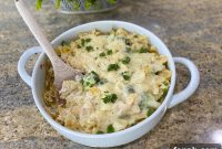 Creamy Baked Chicken Alfredo Casserole Recipe