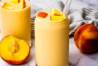 Creamy Peach Banana Smoothie Recipe for Refreshing Mornings