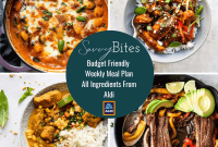 Aldi Meal Plan: Budget Recipes and Free Shopping List