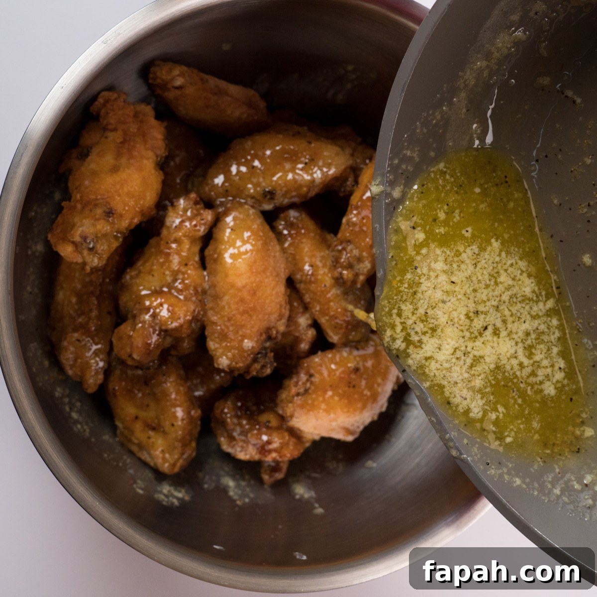 Crispy Lemon Pepper Chicken Wings Recipe 7 Wings tossed in lemon pepper sauce