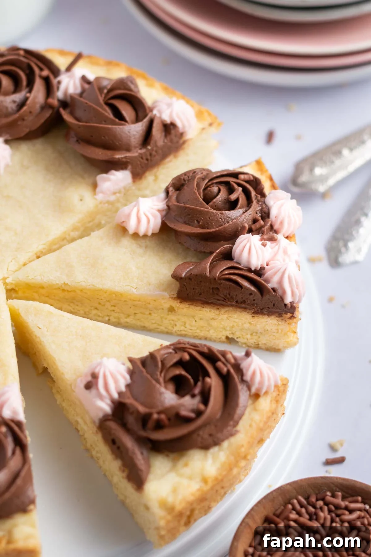 Sugar Cookie Cake Recipe: Soft, Chewy Layer Cake Guide 2 slices of cake on a plate