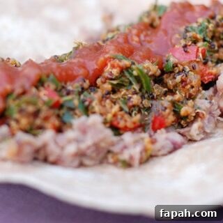 Collard Green and Quinoa Taco in Nutrition CHAMPS