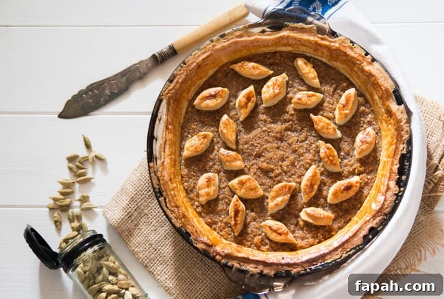 Cardamom Scented Treacle Tart | The Hedgecombers