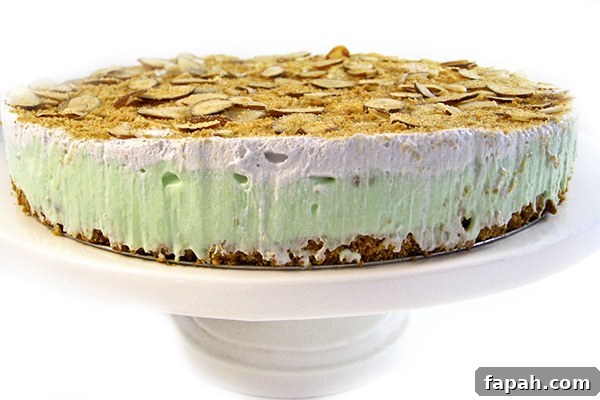 Skinny Pistachio Almond Pudding Pie