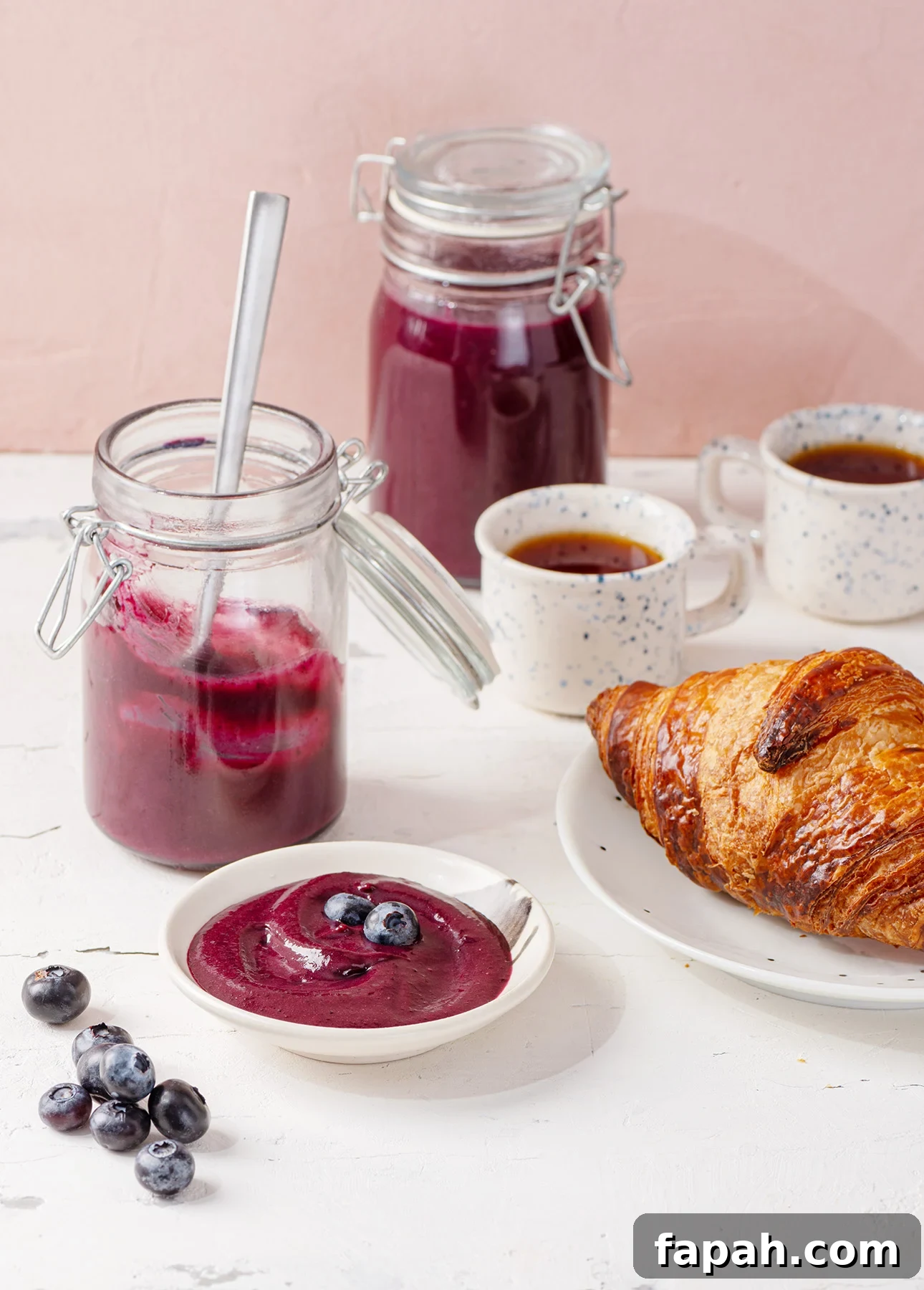 Blueberry Curd, a spectacular breakfast and brunch condiment