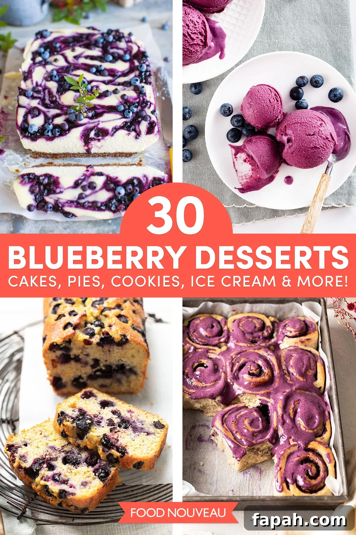 30 Luscious Blueberry Dessert Recipes That Will Get Everyone Talking