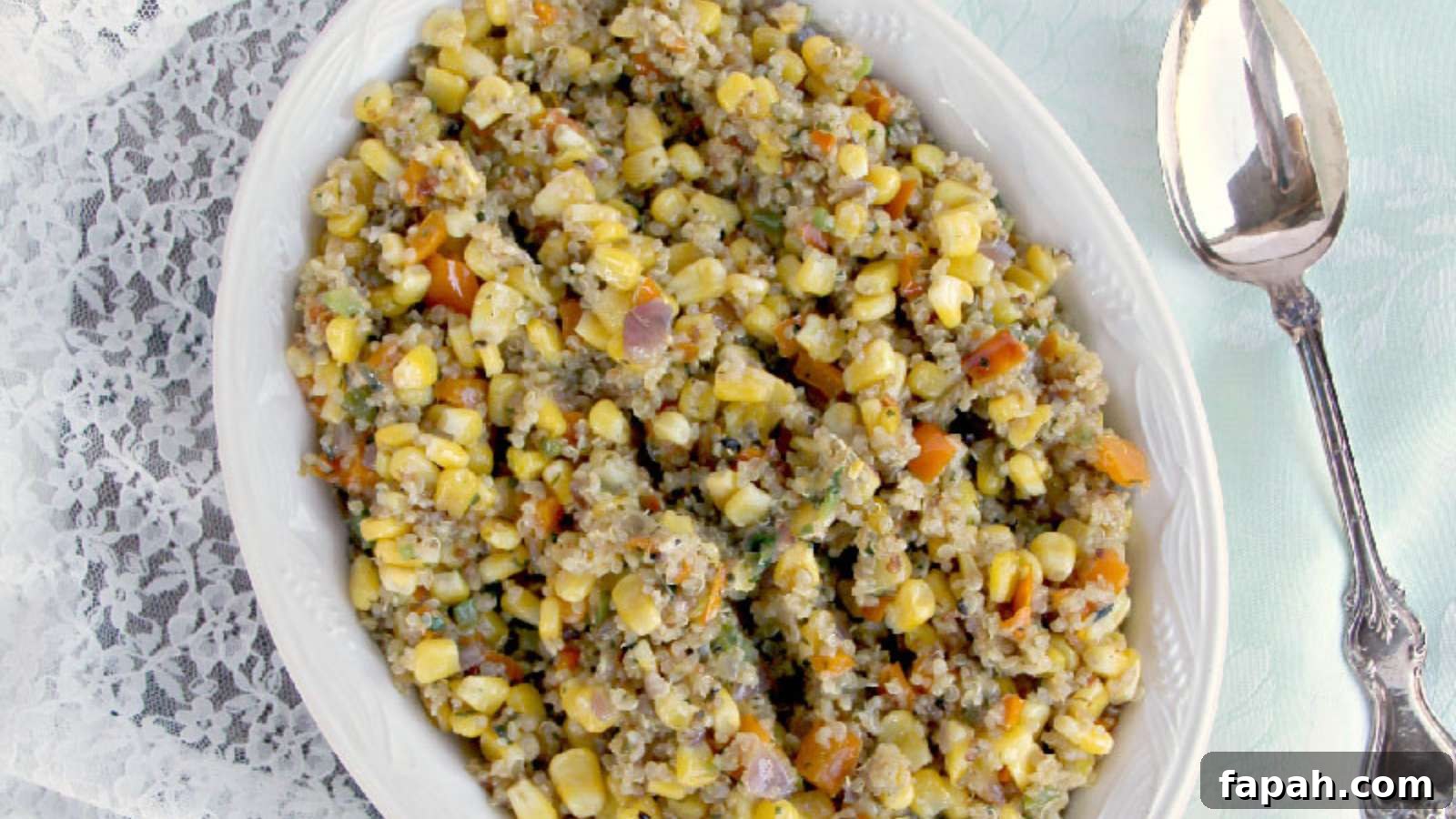 15 Quick Vegetarian Dinner Recipes for Busy Weeknights 7 Quinoa Salad with Corn, Bell Pepper, and Jalapeno