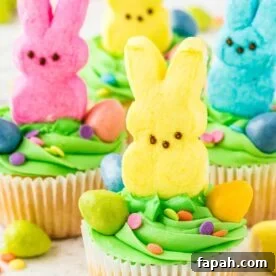 Peeps cupcakes
