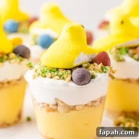 Peeps pudding cups