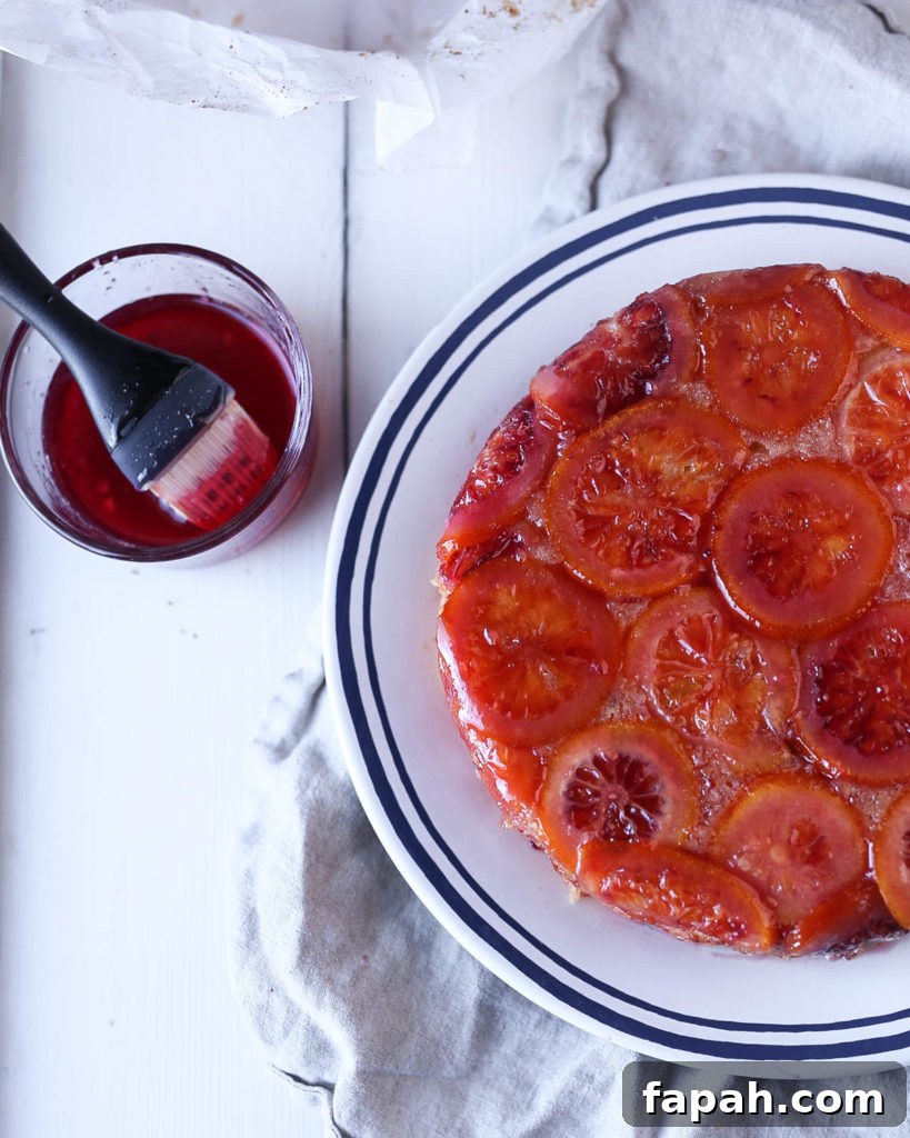 Blood Orange Upside-Down Cake Recipe You’ll Love 4 blood orange upside down cake glazed