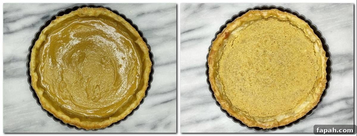 Classic French Strawberry Tart Recipe (Tarte aux Fraises) 7 Photo 3: Almond cream over pastry shell Photo 4: Puff pastry, almond cream in a pan