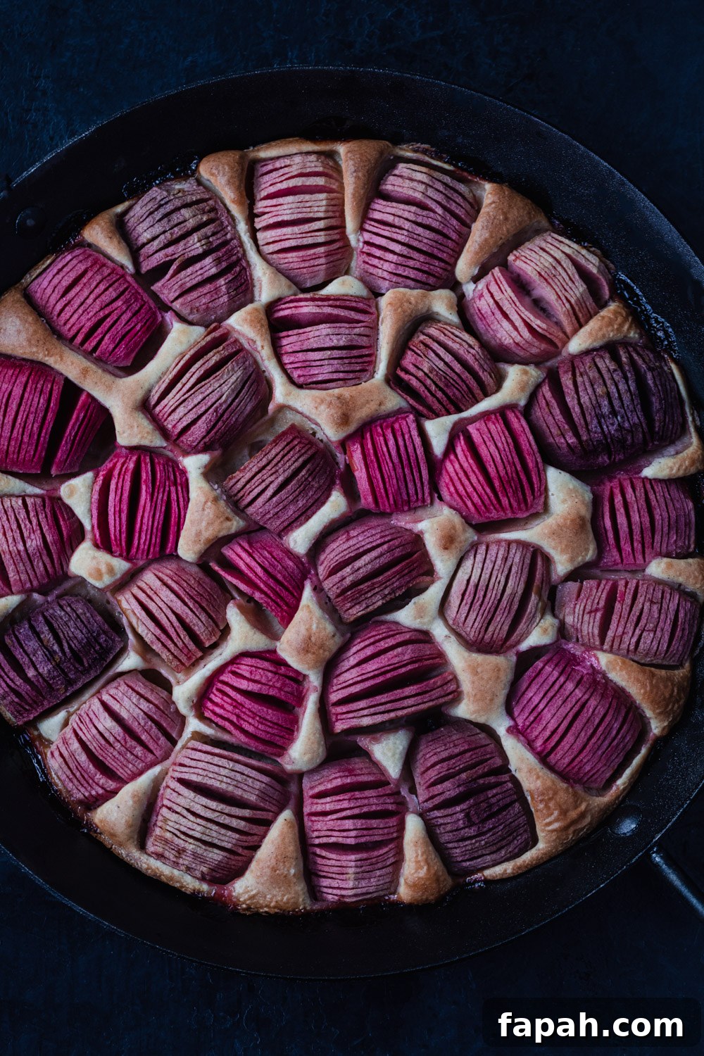 German apple cake, post oven and all done!