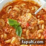 Hearty Lasagna Soup with Italian Sausage and Mozzarella 7 The Best Lasagna Soup Recipe | Foodtastic Mom #lasagnasoup #souprecipes #lasagna #bestlasagnasoup #soup