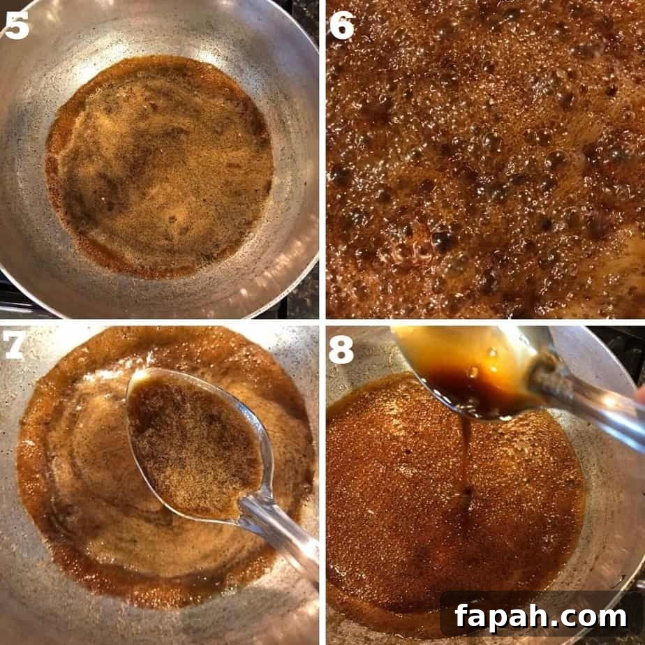 Sesame Ladoo Recipe: Traditional Til Laddu for Festivals 8 making the jaggery syrup