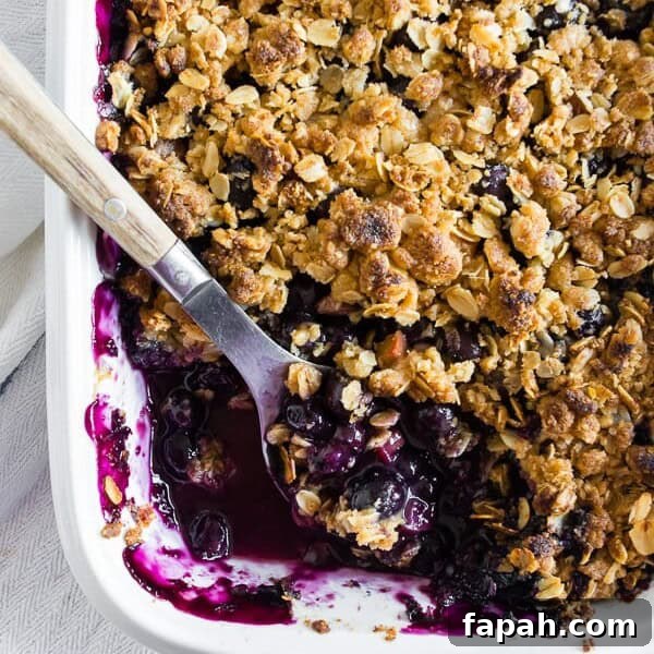 Cardamom Vanilla Plum Crisp with Almond Oat Streusel 7 Blueberry Rhubarb Crisp