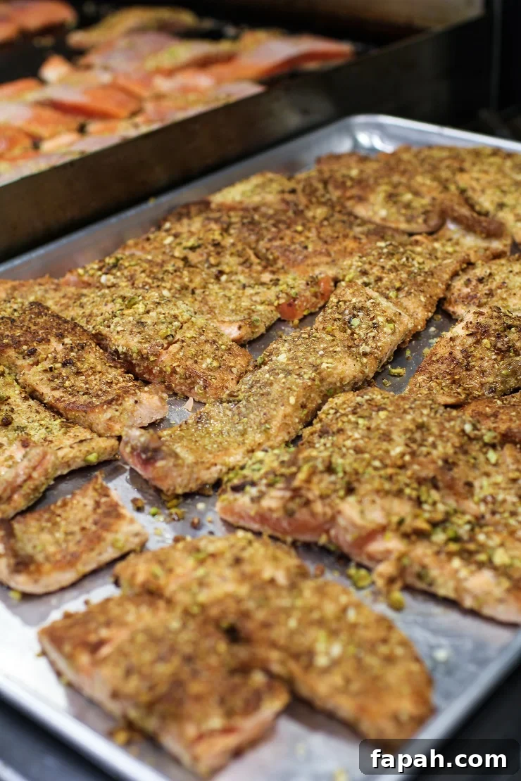 Copper River Salmon in Cordova, Alaska — Part Two 15 Pistachio-crusted salmon