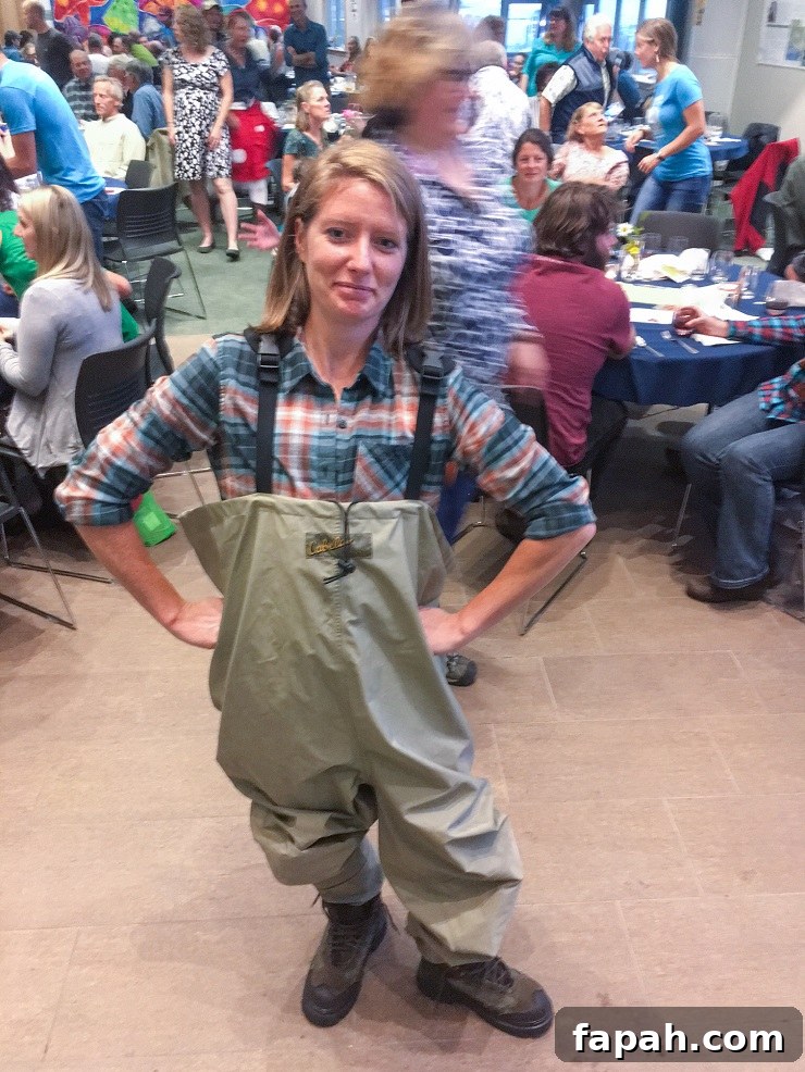 Copper River Salmon in Cordova, Alaska — Part Two 17 Julia Mueller in waders