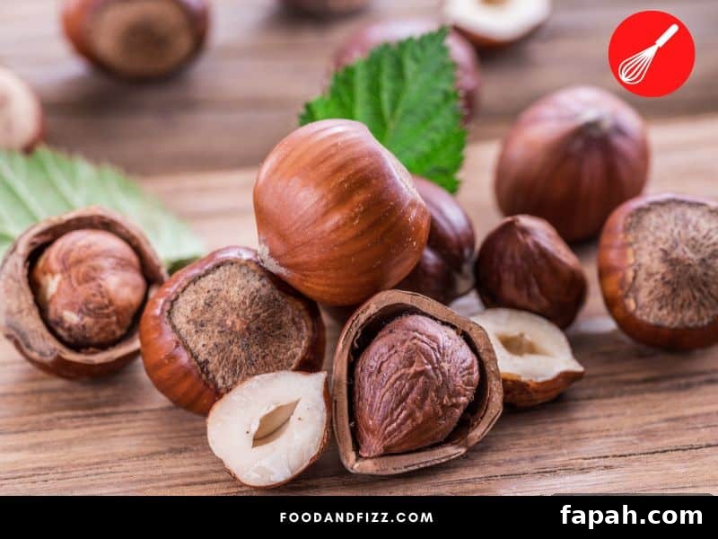 Both white and brown nutella are made with earthy hazelnuts.