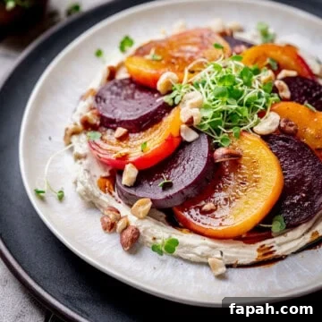 Roasted Beets with Whipped Goat Cheese