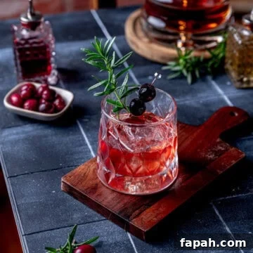 Spiced Cranberry Old Fashioned