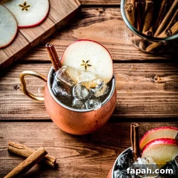 Spiced Apple Cider Moscow Mule