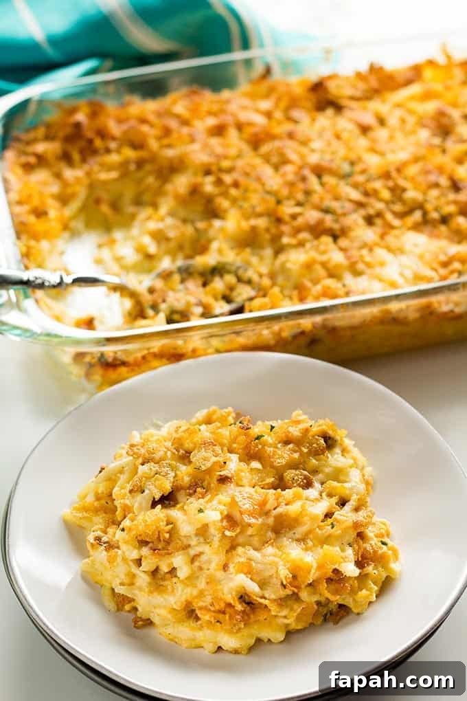 hashbrown casserole with cheese and sour cream