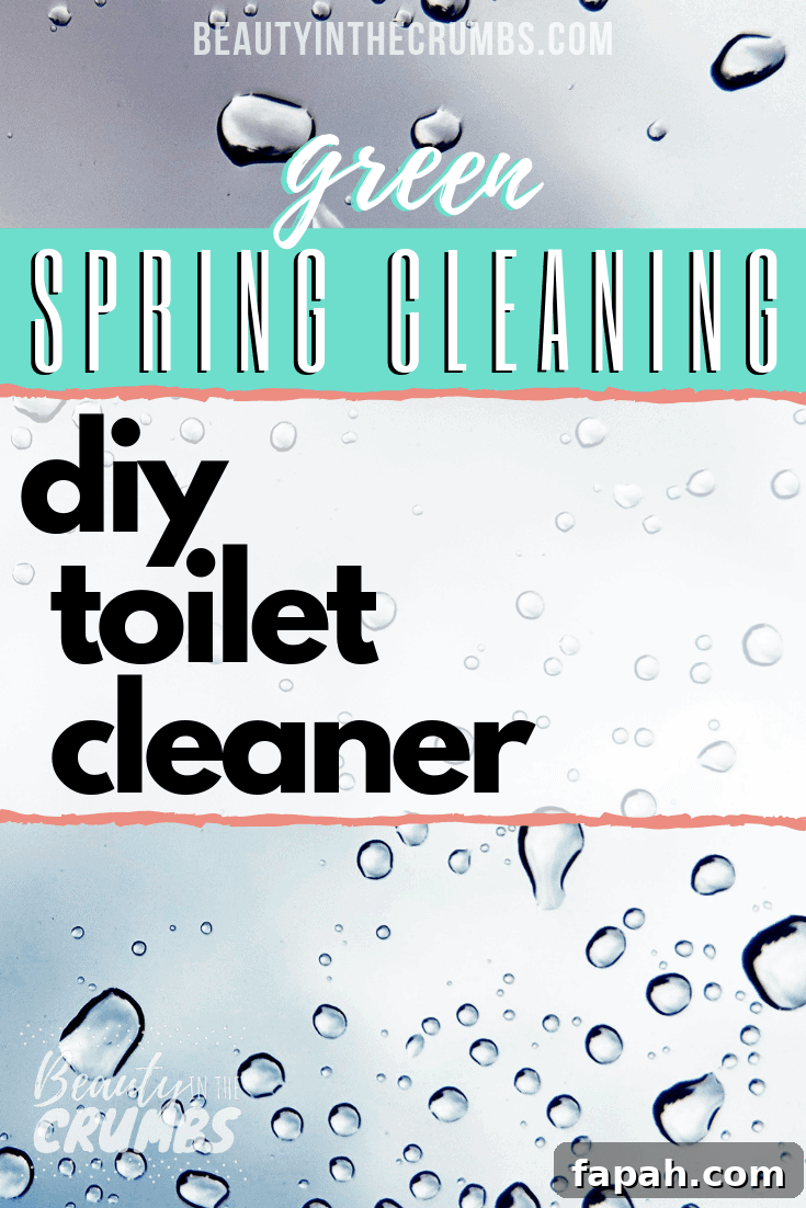 DIY Homemade Toilet Bowl Cleaner Recipe for Sparkling Results 2 The best homemade DIY all natural, non toxic toilet bowl cleaner ever! This simple ingredient but heavy-duty toilet bowl cleaner gets rid of tough stains and rings!