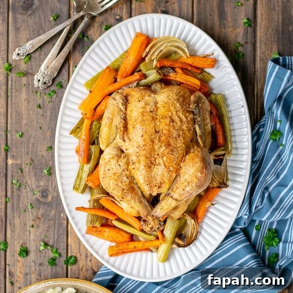 Arugula & Roasted Golden Beet Salad with Citrus Vinaigrette 12 a meal with roast chicken on a table