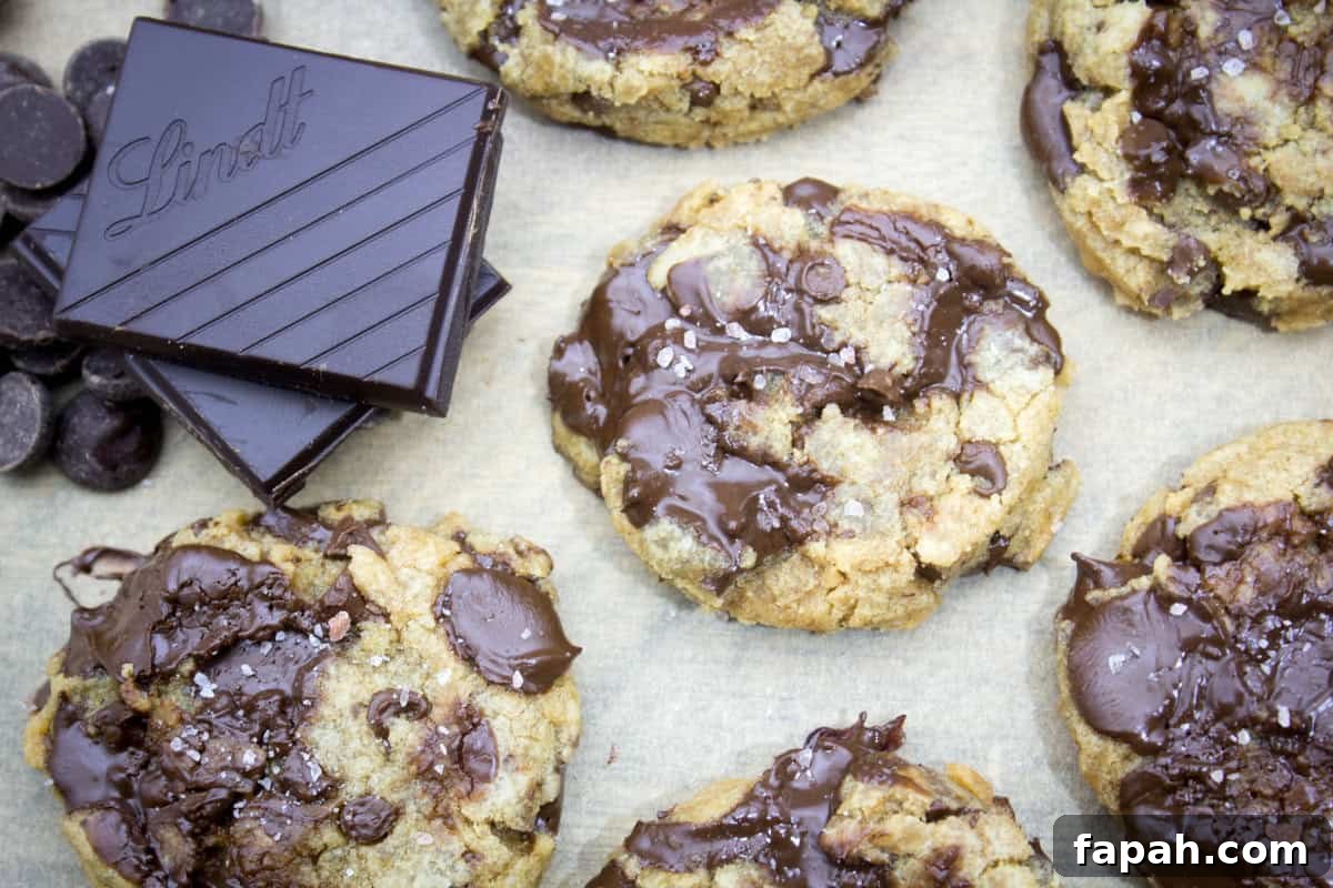 Chewy Browned-Butter Chocolate Chip Cookies — Bakery Style 2 Chewy Chocolate Chip Cookies with Browned Butter