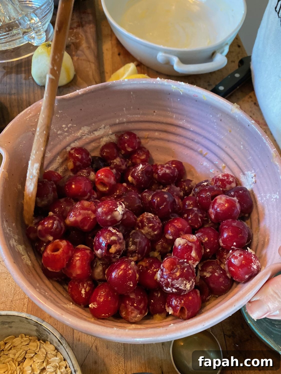 Cobbler being prepared