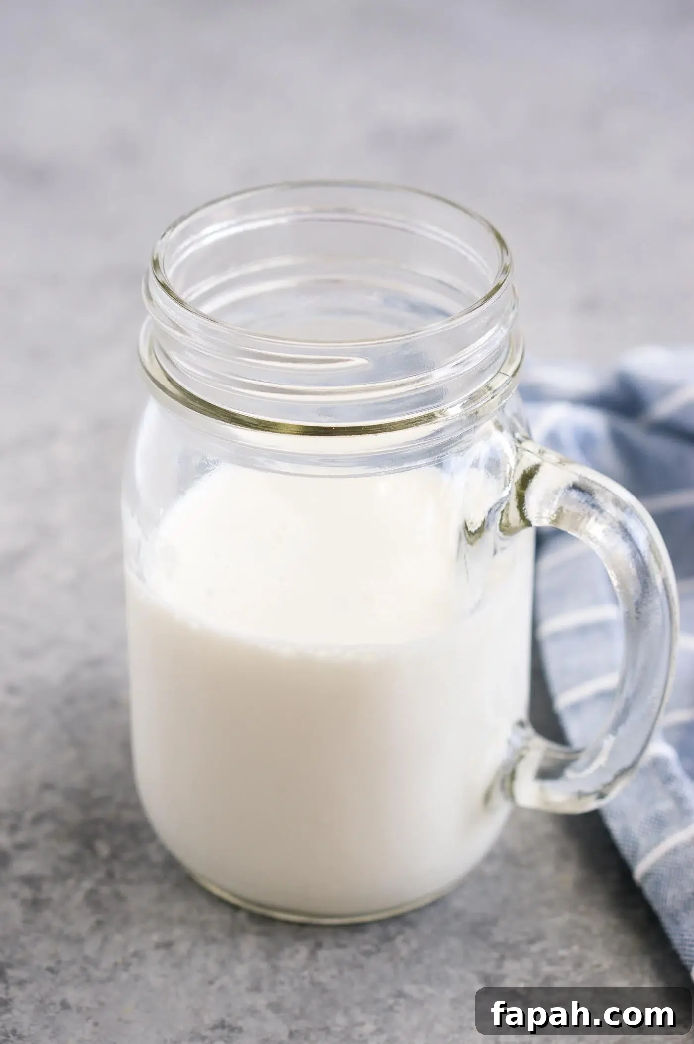 buttermilk in a jar