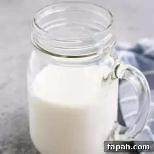buttermilk in a jar