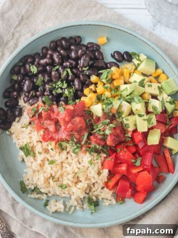 Simple Vegan Burrito Bowl