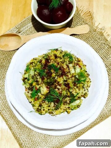 Truffle, mushroom, rice and mountain lentil pilaf