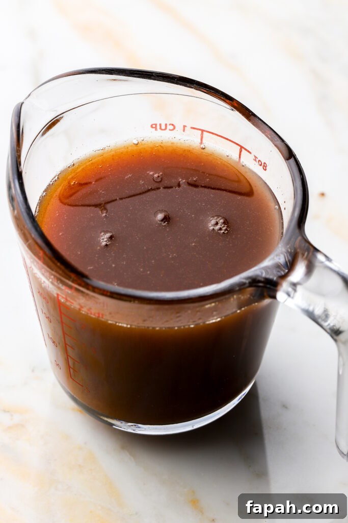 strained apple juice - 1 cup