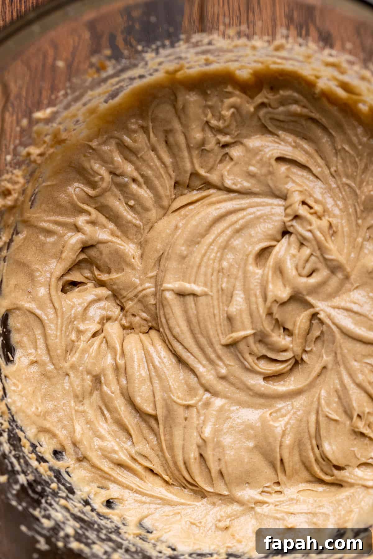 Festive Christmas Tree Cookie Recipes for Holiday Baking 4 Wet ingredients in a glass bowl.