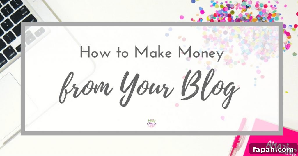 How to Make Money From Your Blog