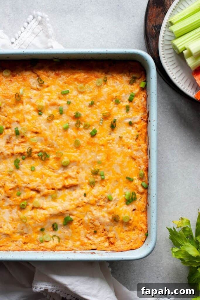 cheesy low fat buffalo chicken dip