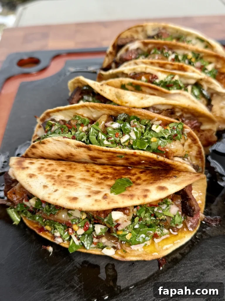 assembled surf n turf tacos
